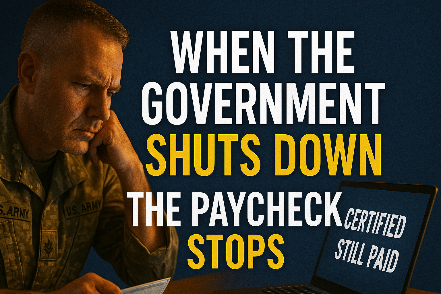 Mission Unstoppable: Why Veterans Thrive Financially When the Government Shuts Down
