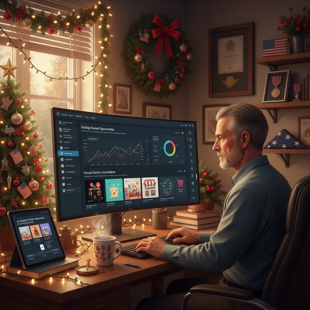 How Veterans Can Use AI to Build Real Income Streams This Christmas Season