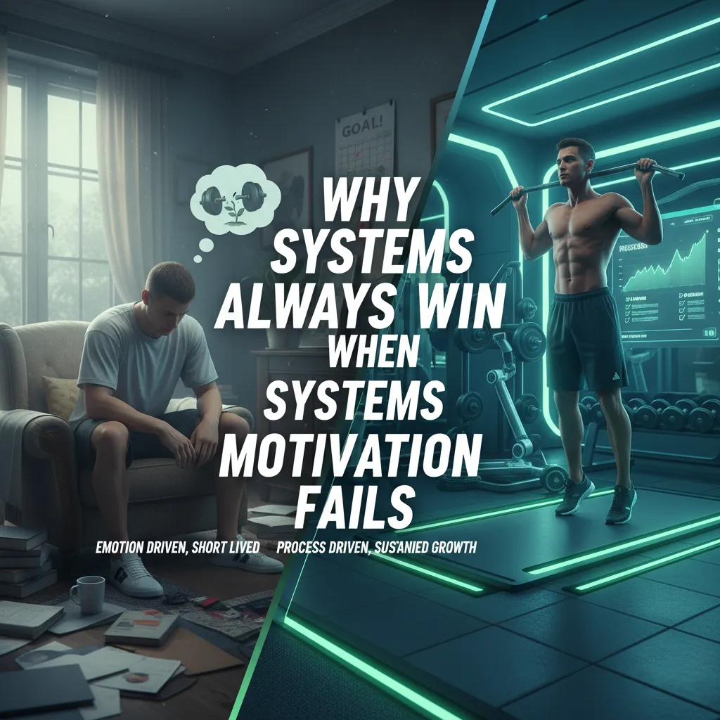 Why Systems Always Win When Motivation Fails for Good