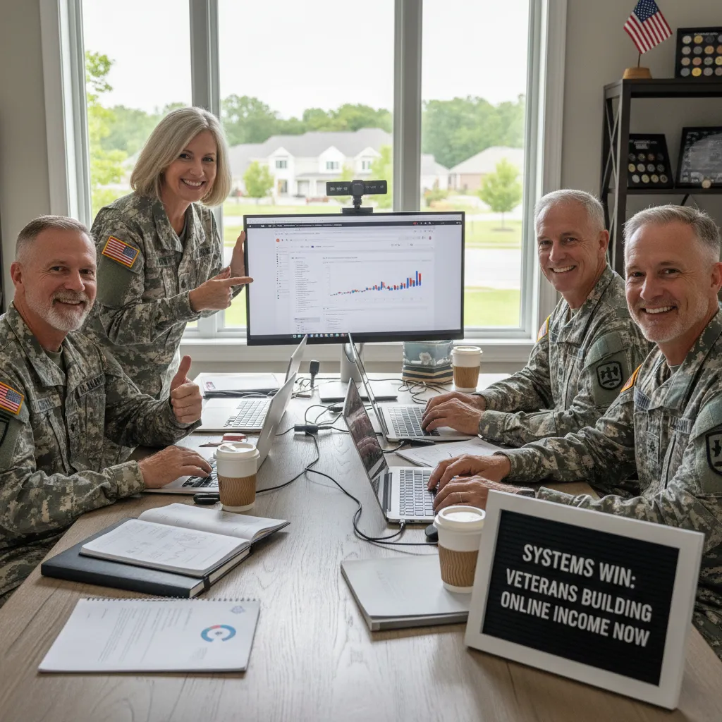 Systems Win: Veterans Building Online Income Now
