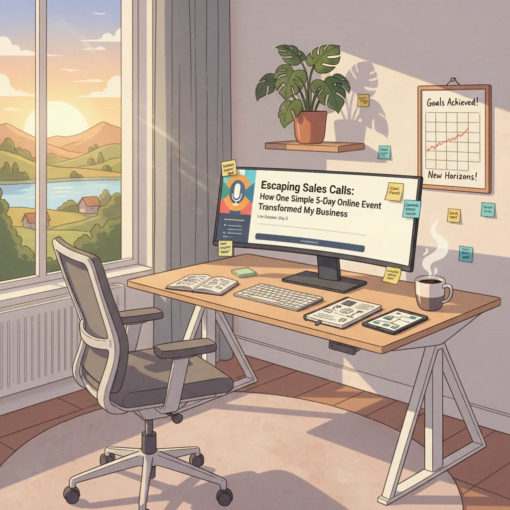 Escaping Sales Calls: How One Simple 5-Day Online Event Transformed My Business