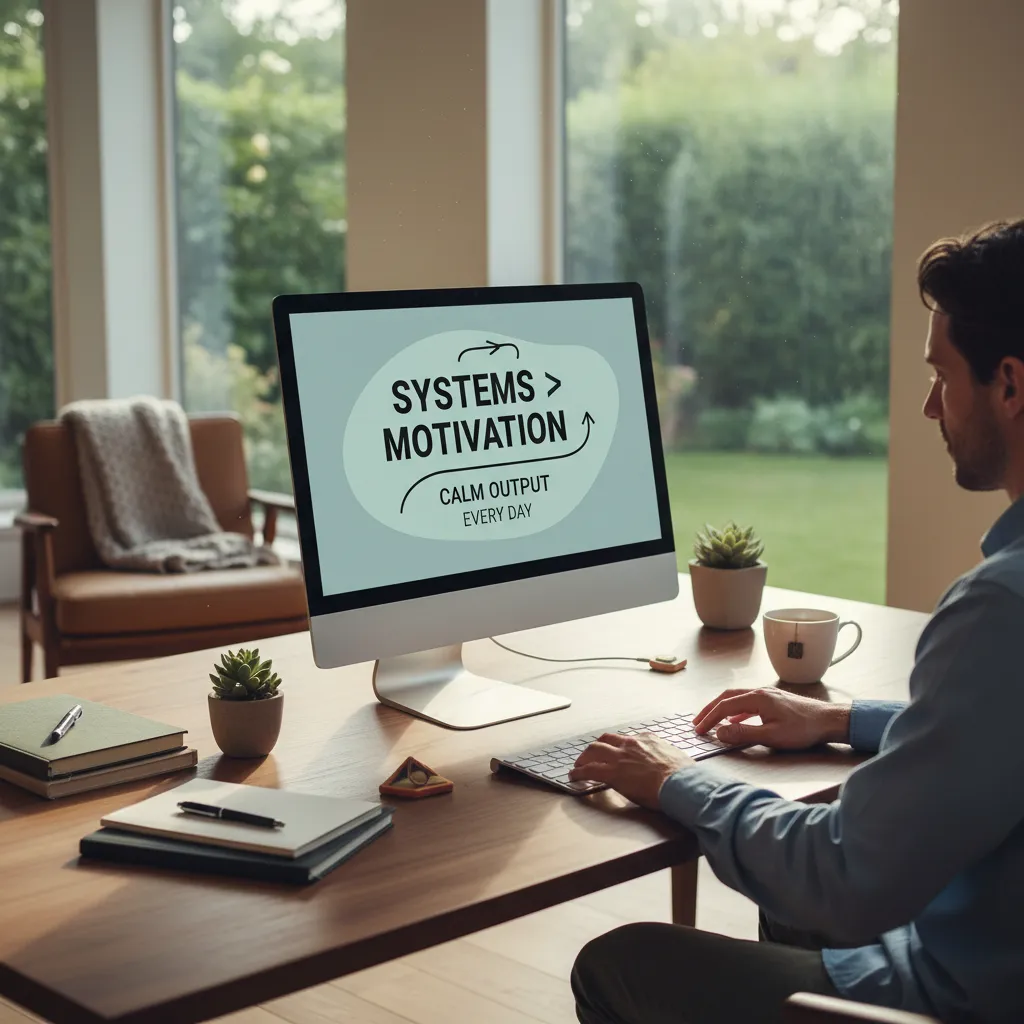 Systems Over Motivation: Calm Output, Every Day