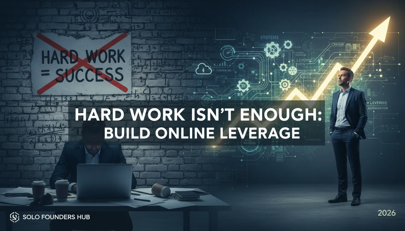 Hard Work Isn’t Enough: Build Online Leverage