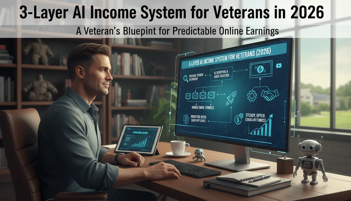 3-Layer AI Income System for Veterans in 2026