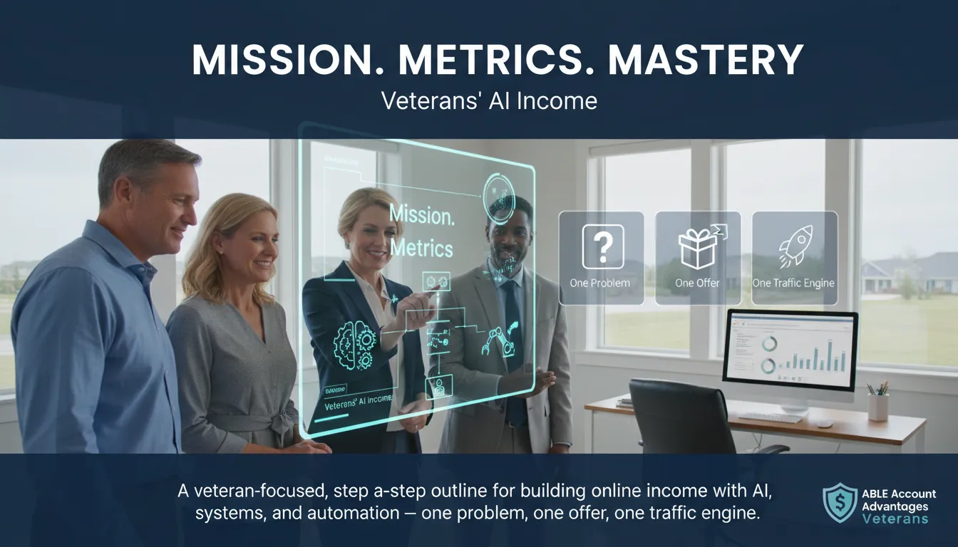 Mission. Metrics. Mastery: Veterans’ AI Income