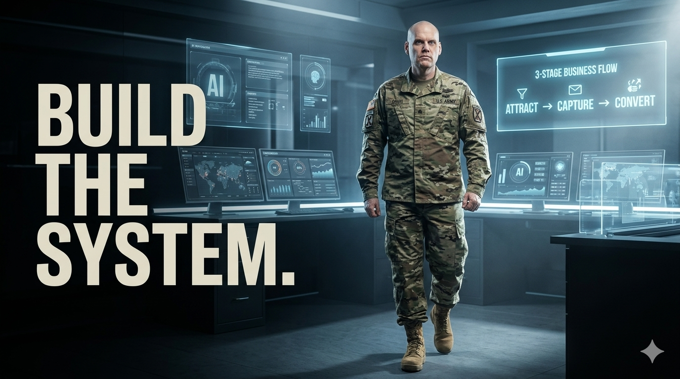 AI Business System for Veterans: The 3-Part Process That Builds Predictable Online Income
