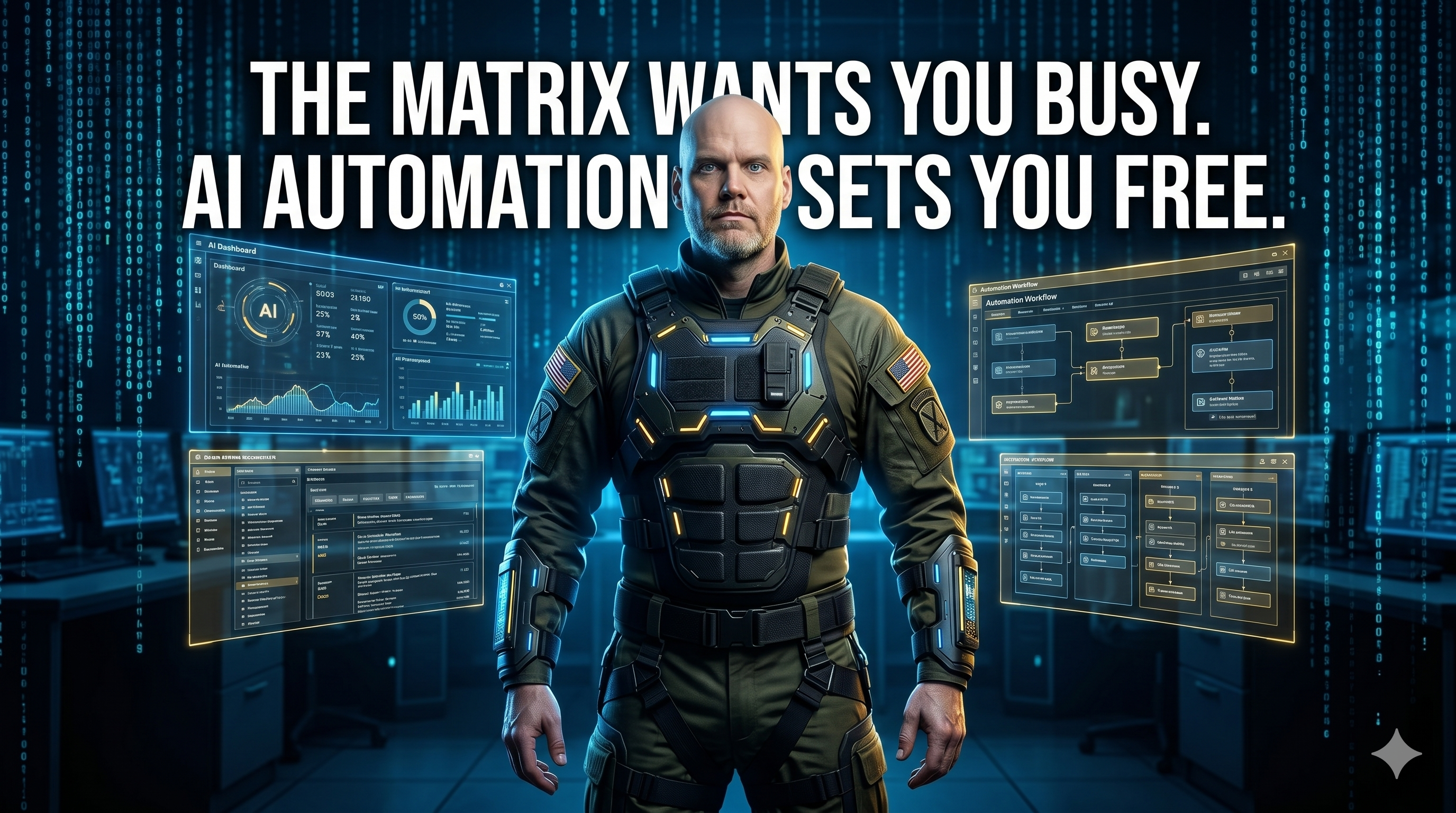 The Matrix Wants You Busy. AI Automation Systems Want You Free.